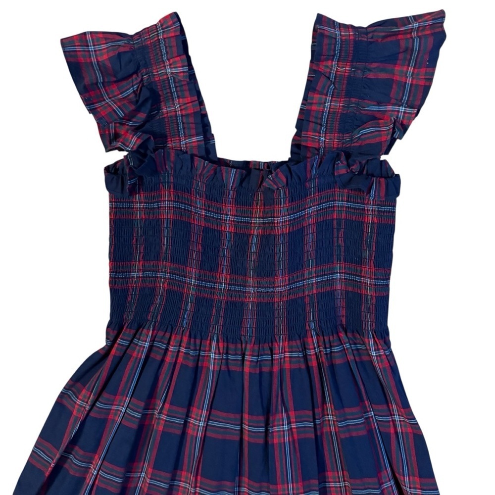 RARE FIND: Hill House Home Ellie Nap Dress in Navy Tartan Size XS - Picture 6 of 7